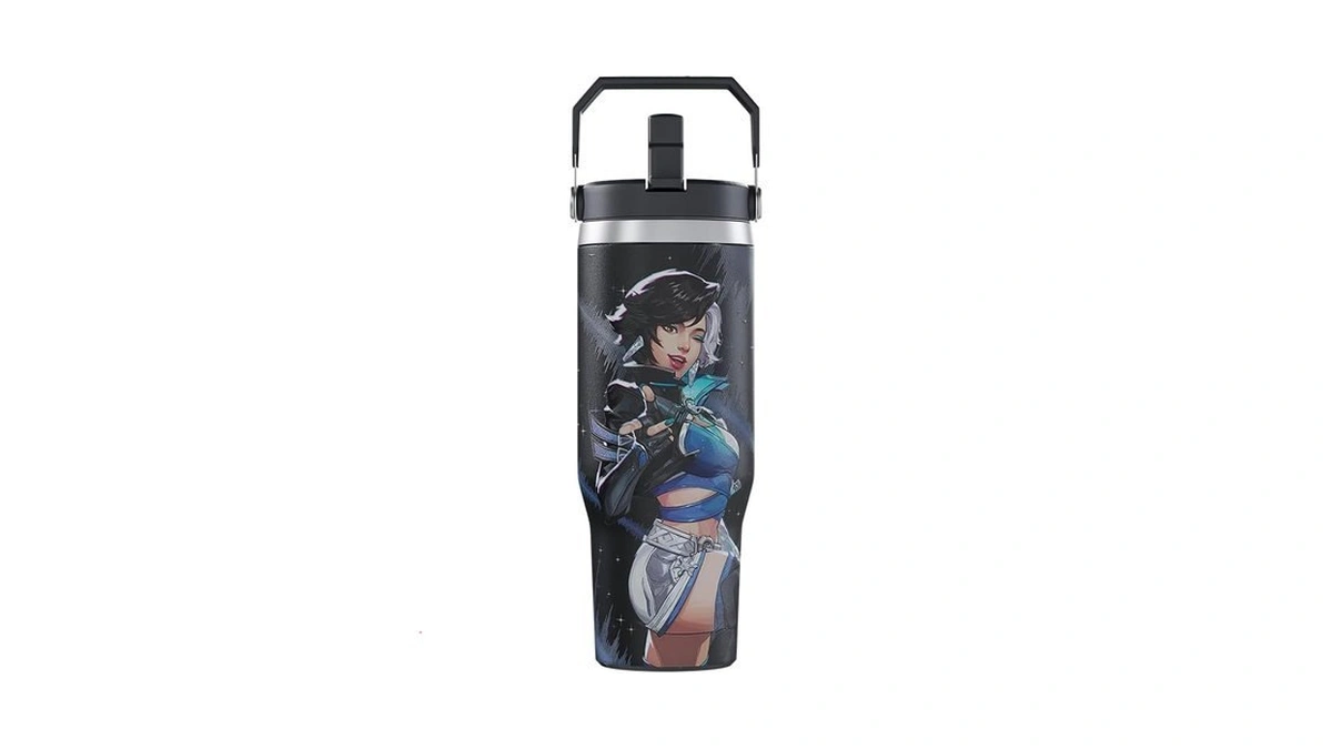 Marvel Rivals Luna Snow Gaming Tumbler With Lid, 30 Oz,