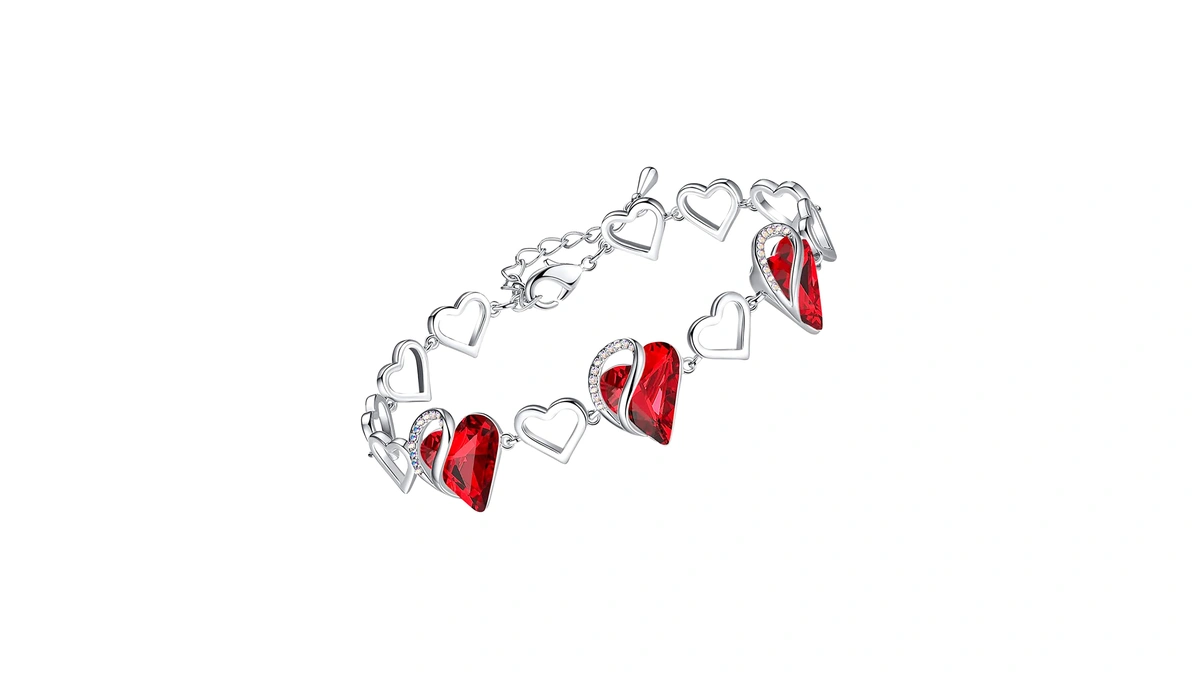 Amazon : Leafael Infinity Love Heart Gift Bracele