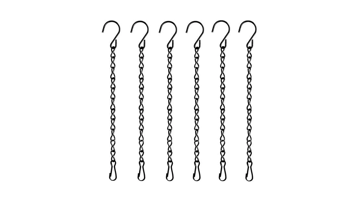 Taorish 6 Pack 9.5 Inch Hanging Chain For Bird Feeders,