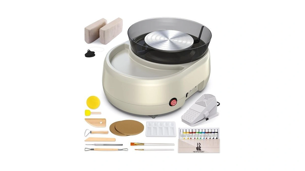 Pottery Wheel For Beginners - Upgraded Pottery Wheel With 6"