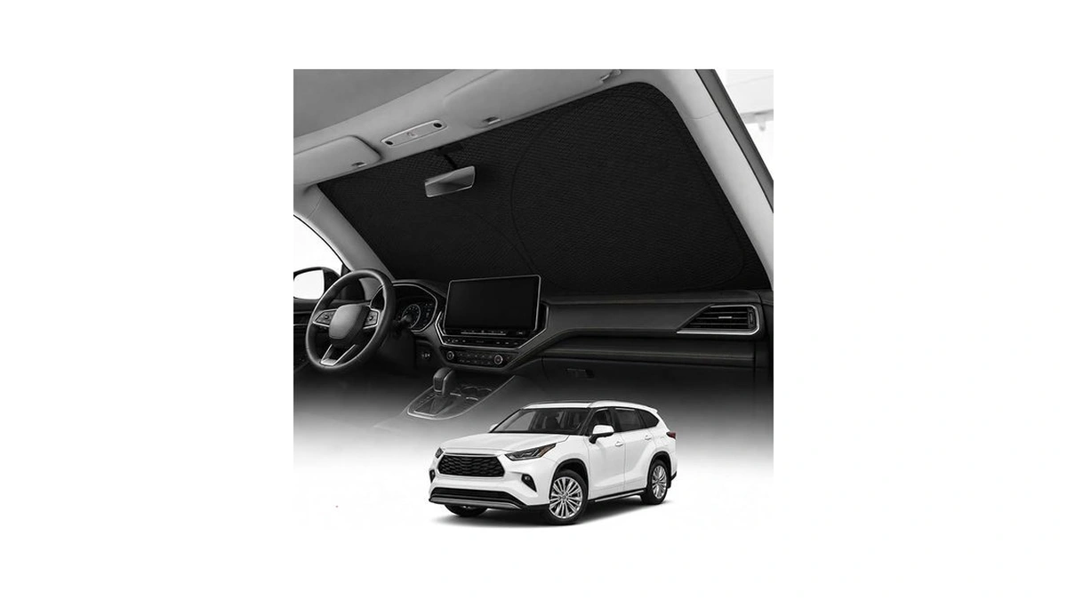 Reevaa 2026 3rd Pro Windshield Sunshade For 2020-2026 Toyota Highlander