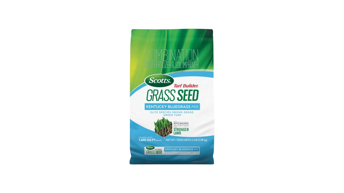 Scotts Turf Builder Grass Seed Kentucky Bluegrass Mix, 2.4 Lbs.