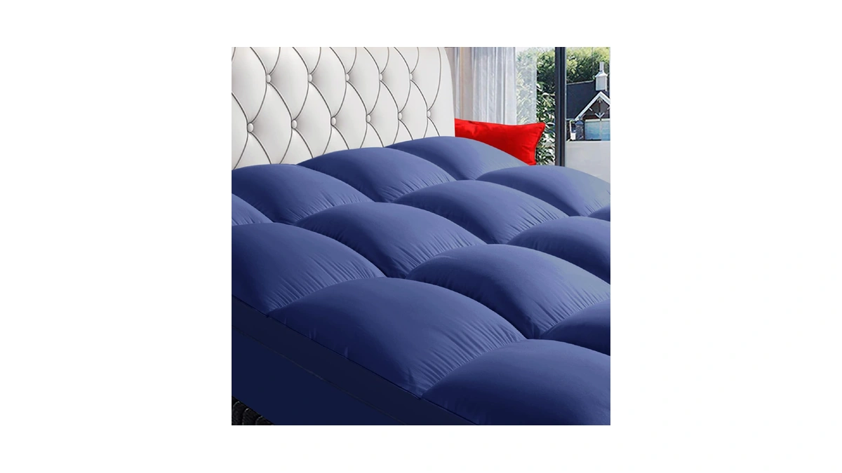 Coonp California King Mattress Topper, Extra Thick Pillowtop, Cooling Plush