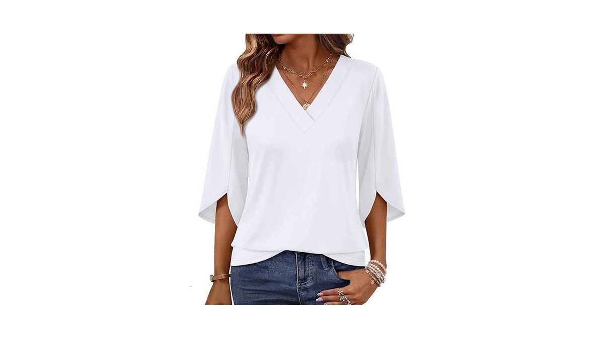 Wiholl Womens Tops Summer Outfits 2026 V Neck Shirts Womens