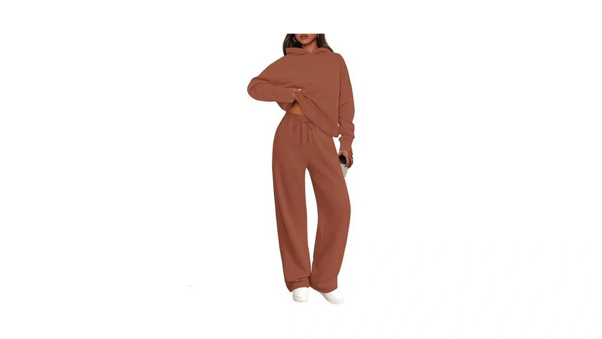 Prettygarden Women's 2 Piece Outfits Fall Sweatsuits Oversized Hoodies Wide