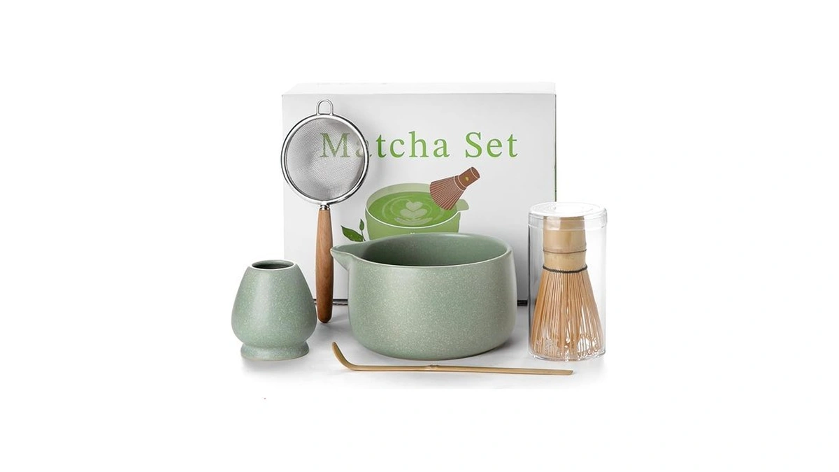 20oz Matcha Whisk Set - 5pcs Chasen Set Includes Matcha