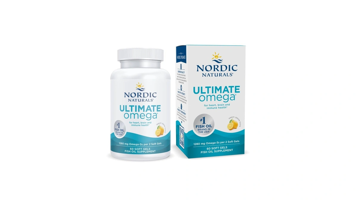 Nordic Naturals Ultimate Omega, Lemon Flavor - 60 Soft Gels