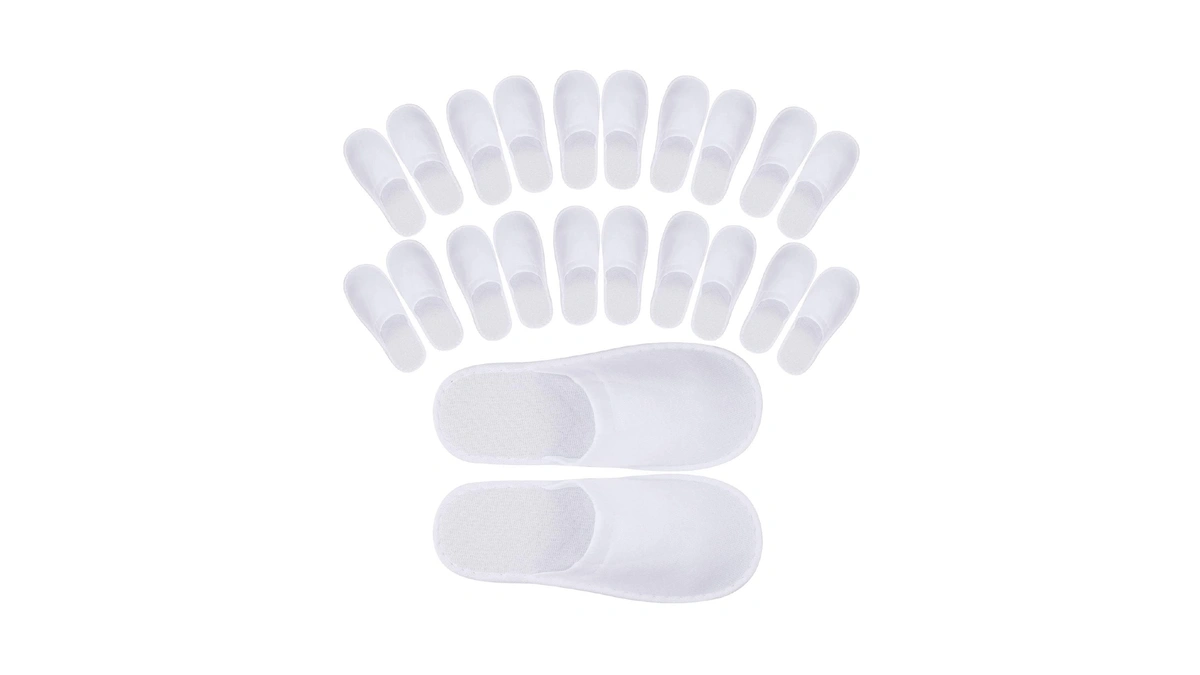 Tbestmax 24 Pair Spa Flip Flops Disposable Slippers For Hotel