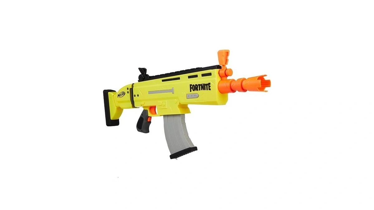Fortnite Ar-l Nerf Elite Dart Blaster - Motorized Toy Blaster,