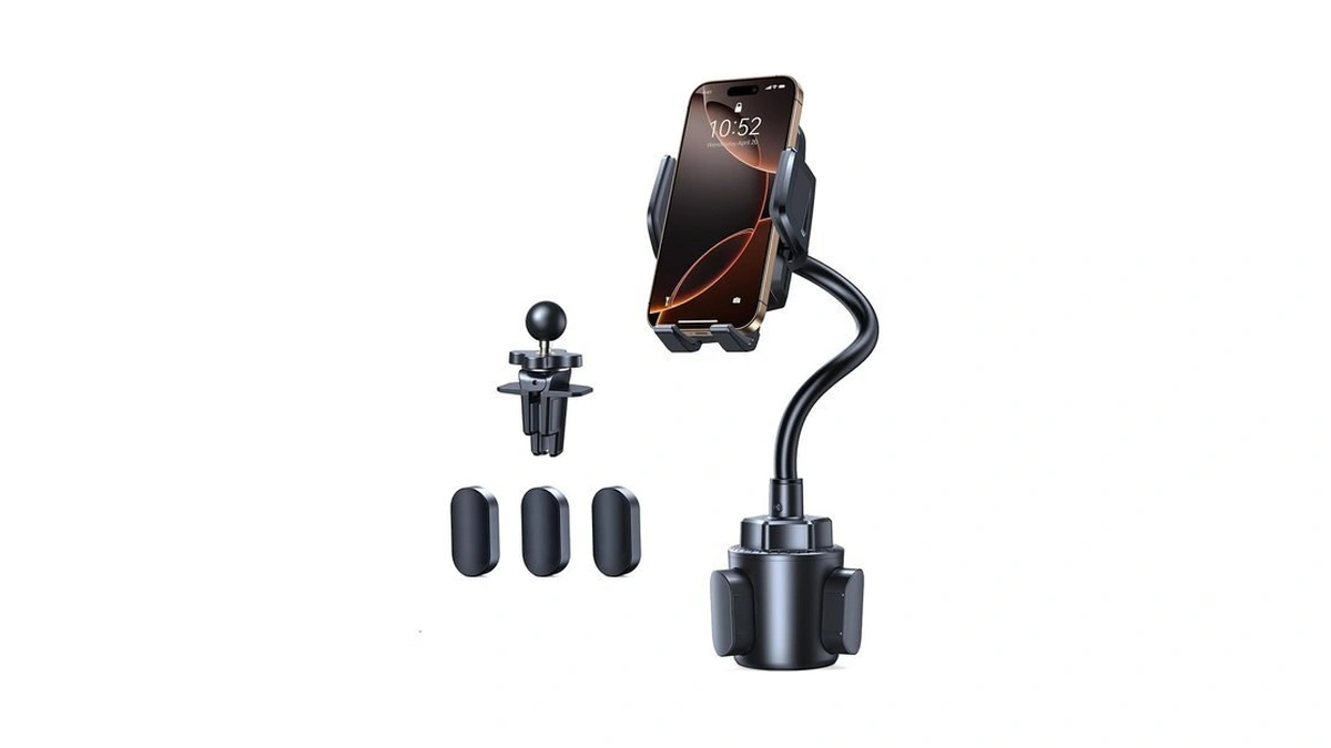 Tecknet Cup Phone Holder For Car - Adjustable Gooseneck Cup