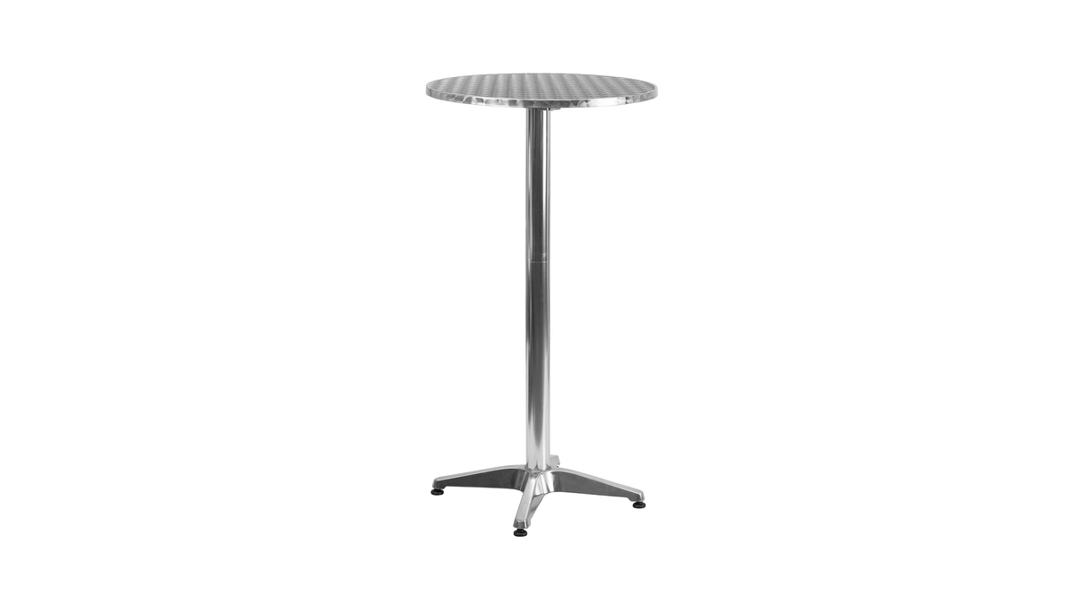 Amazon : Flash Furniture 23.25" Round Aluminum In