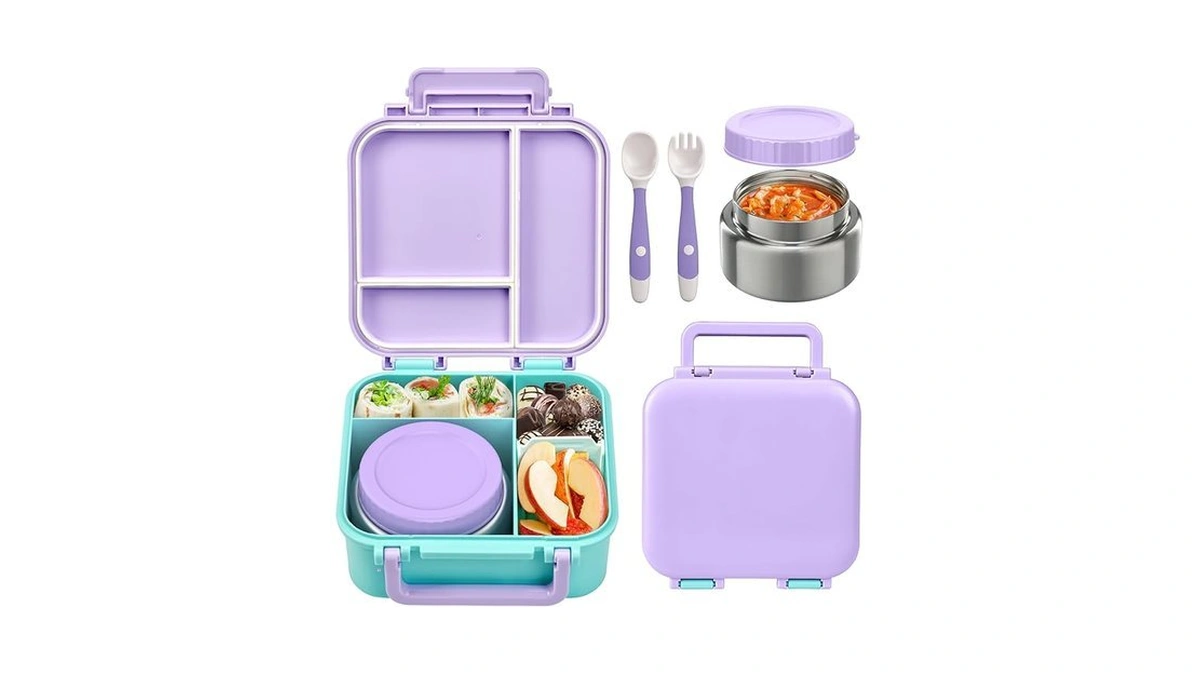 Kids Bento Lunch Box With Soup Thermo (9oz)– Hot &