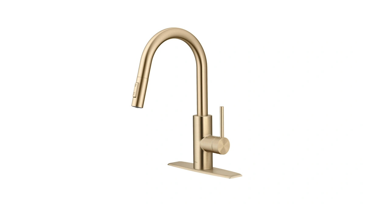 Kraus Oletto Single Handle Pull Down Kitchen ...