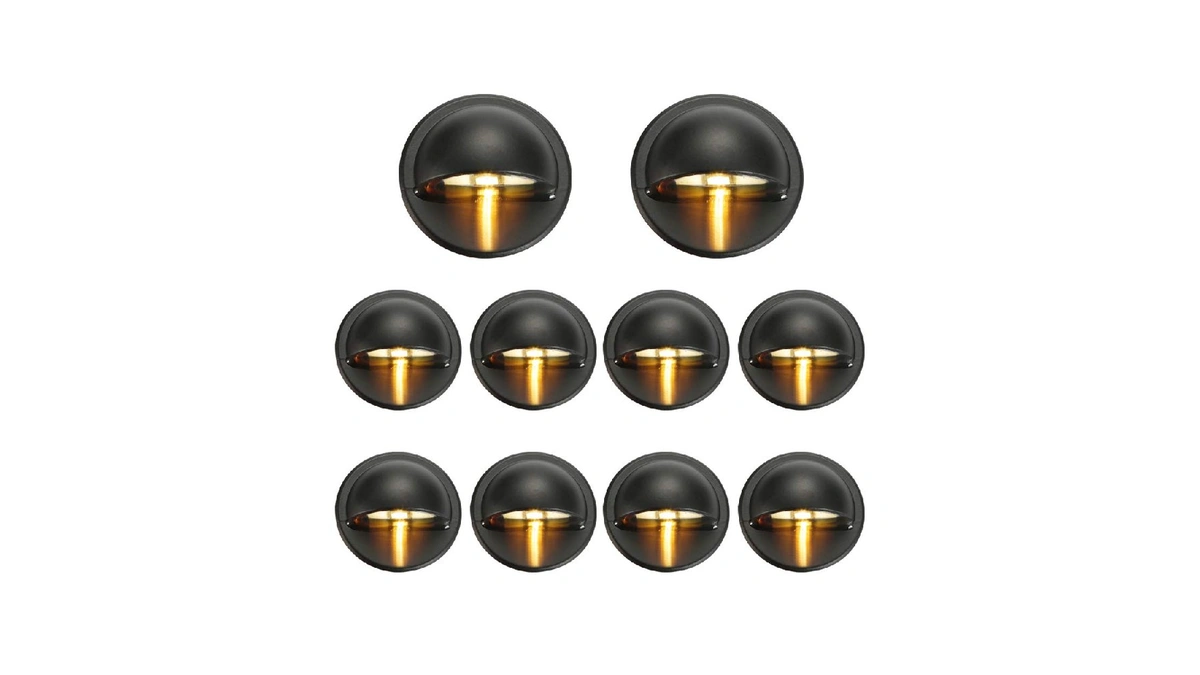 Fvtled Pack Of 10 Warm White Low Voltage Led Deck