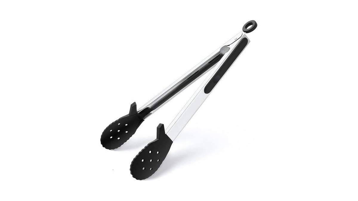 12 Inch Kitchen Tongs For Cooking, 600ºf Heat Resistant Silicone