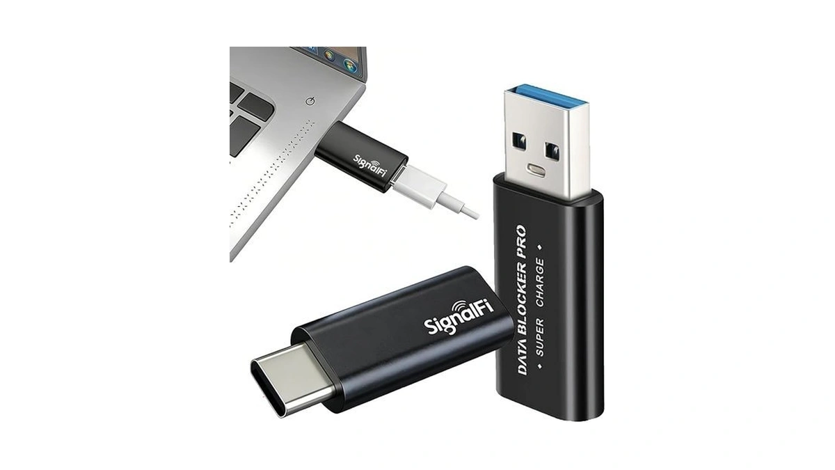 Signalfi Usb Data Blocker 2-pack, Usb-a To A & Usb-c