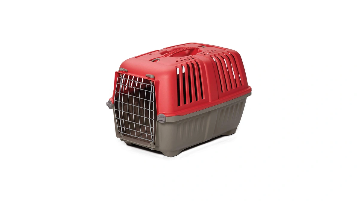 Spree By Midwest 19-inch Travel Carrier, Red, Fits Pets Up