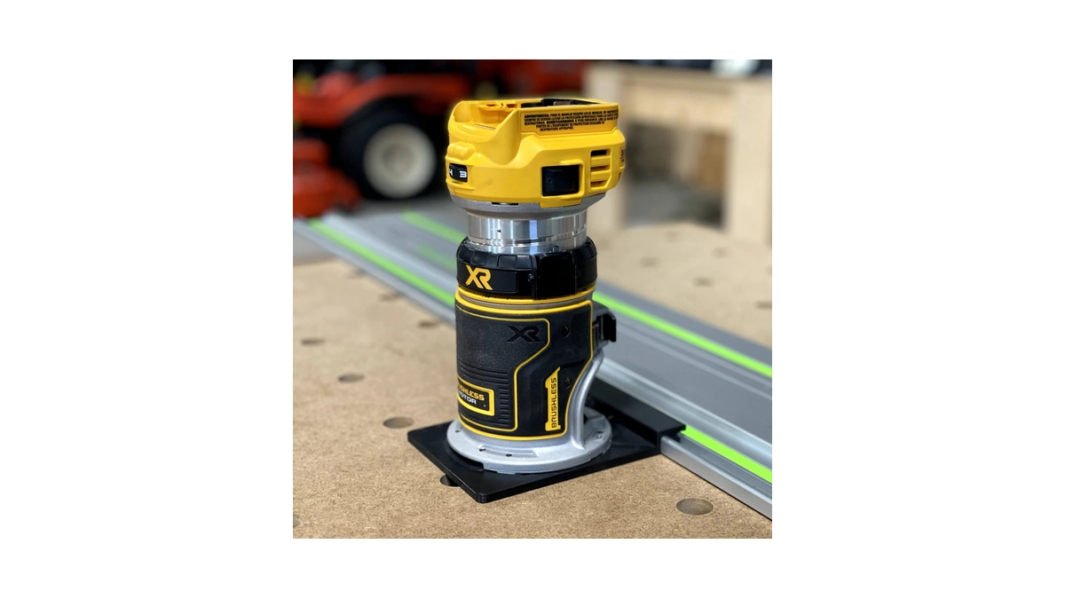 Toolcurve's Guide Rail Adapter Compatible With Dewalt Router - Made