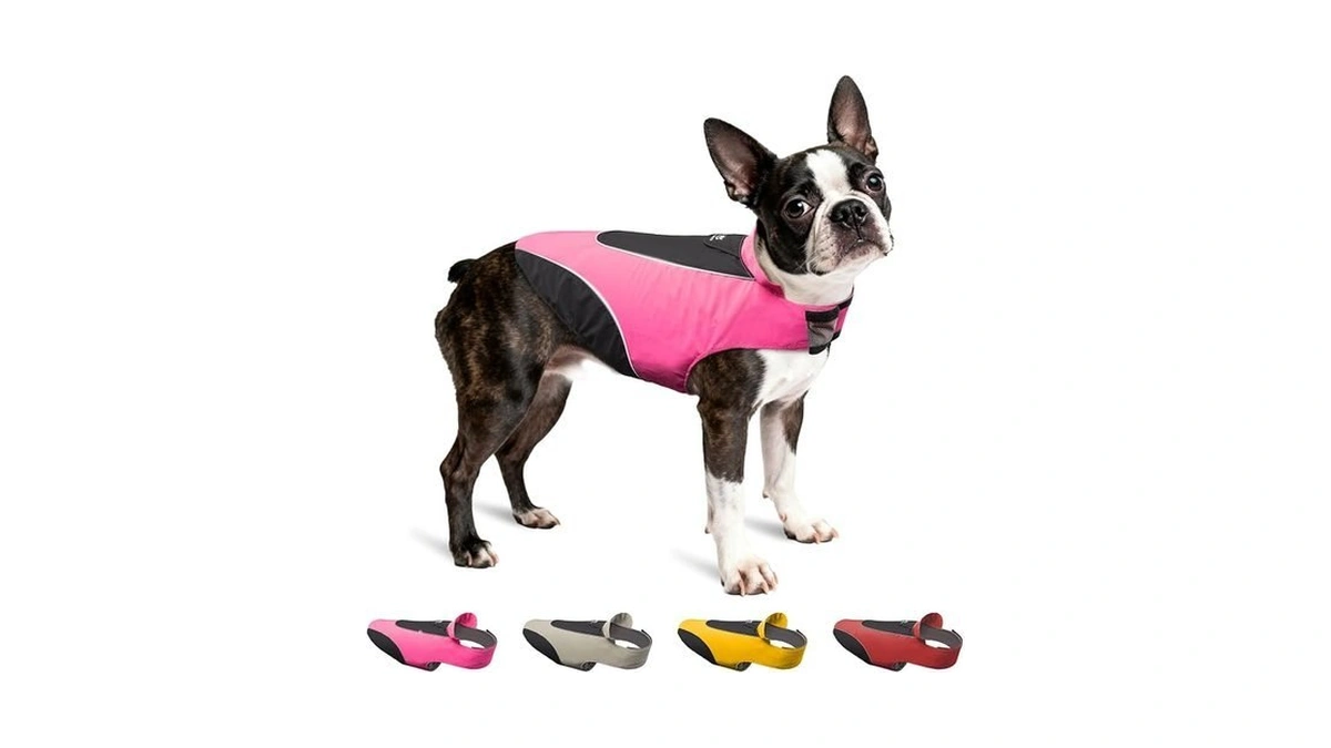 Tspro Premium Dog Raincoat For Small/medium Dogs, Waterproof Nylon, Reflective