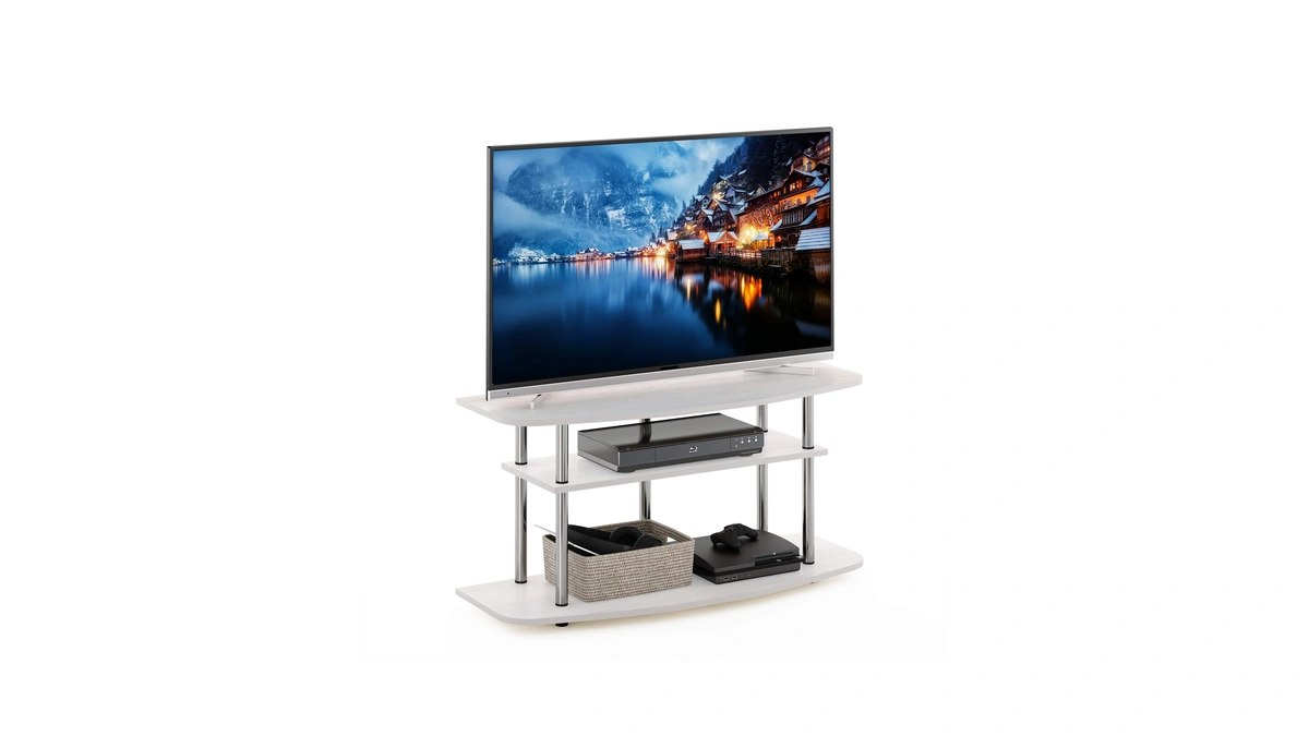 Furinno Frans Turn-n-tube Tv Stand For Tv Size Up To