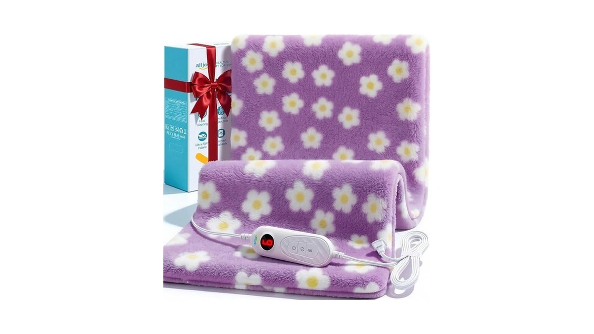 Alljoy Heating Pad For Back, Cute Heating Pad For Period