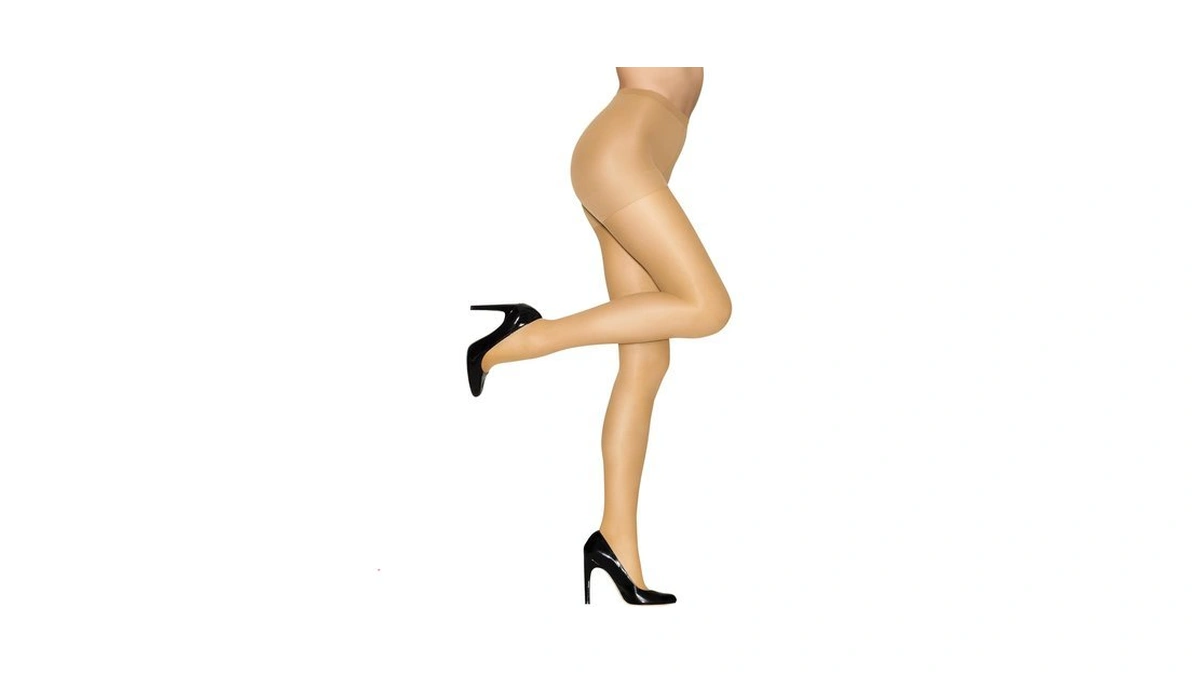 Hanes Alive Control Top Reinforced Toe Sheer Pantyhose For Ultimate