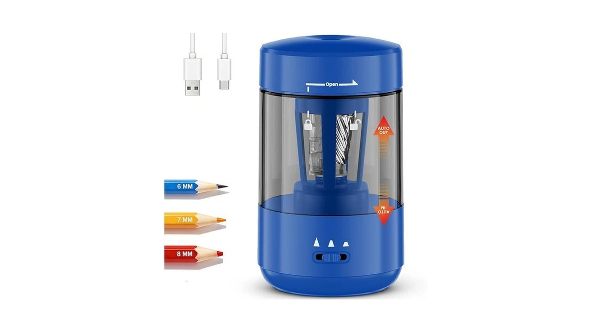 Electric Pencil Sharpener For Classroom, Fully Automatic Pencil Sharpener For