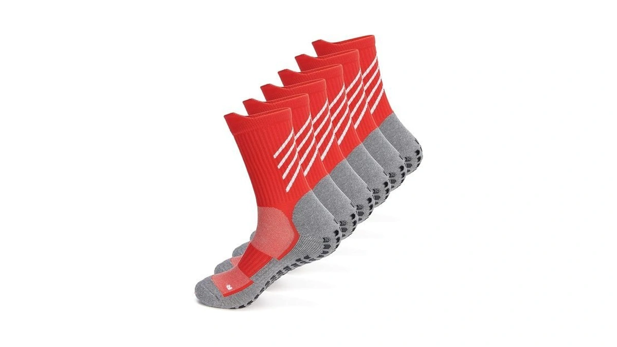 Ansun Anti-slip Sports Sock Men Women Grip Soccer Sock Non