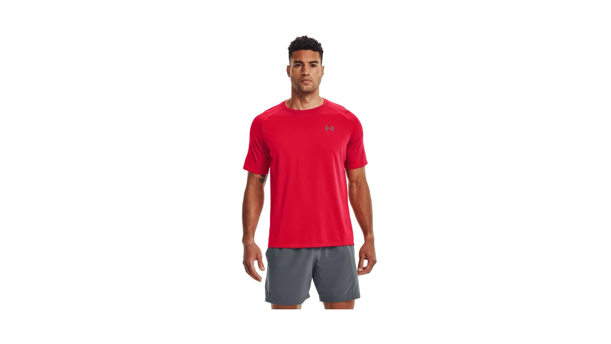 Under Armour Men's Tech 2.0 Short-sleeve T-shirt , Red (600)/graphite,