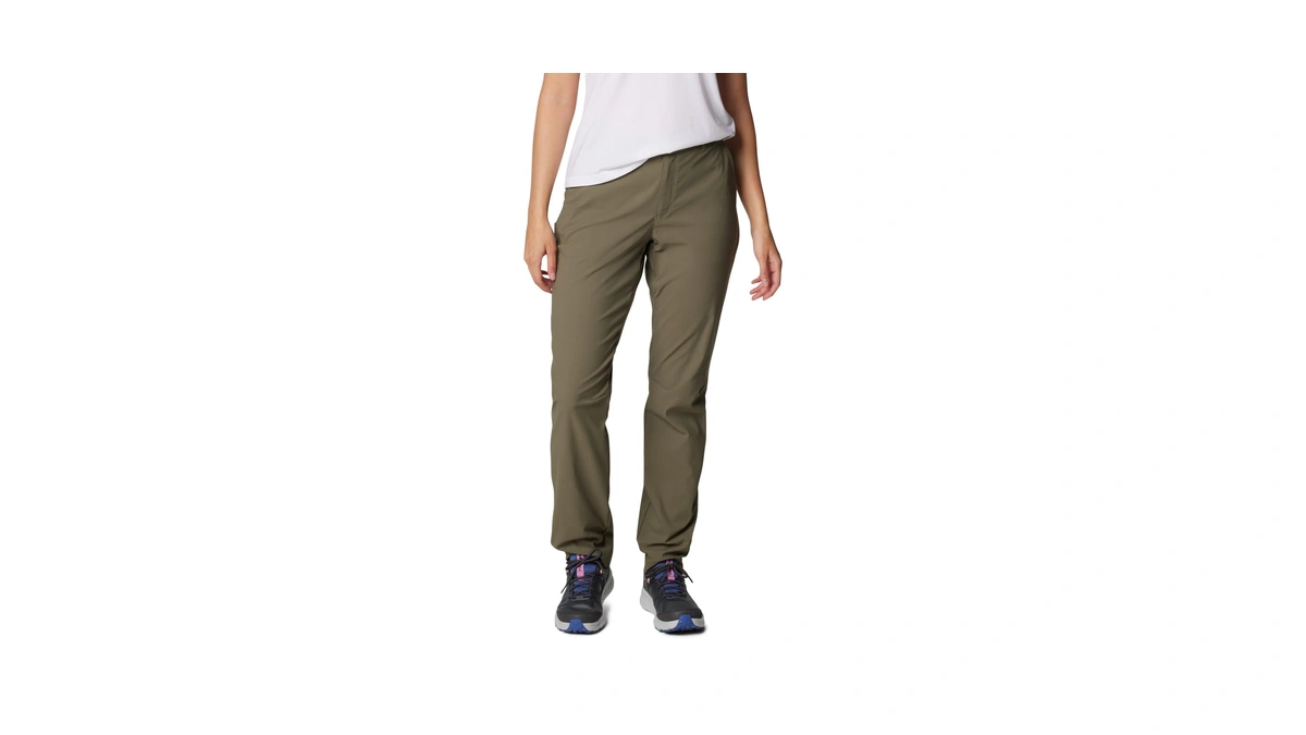 Columbia Womens Leslie Falls Ii Stretch Pant, Stone Green, 8