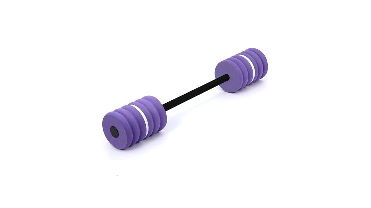 Soulchen Long Aquatic Exercise Dumbbells Foam Water Weights Dumbbell Aquatic