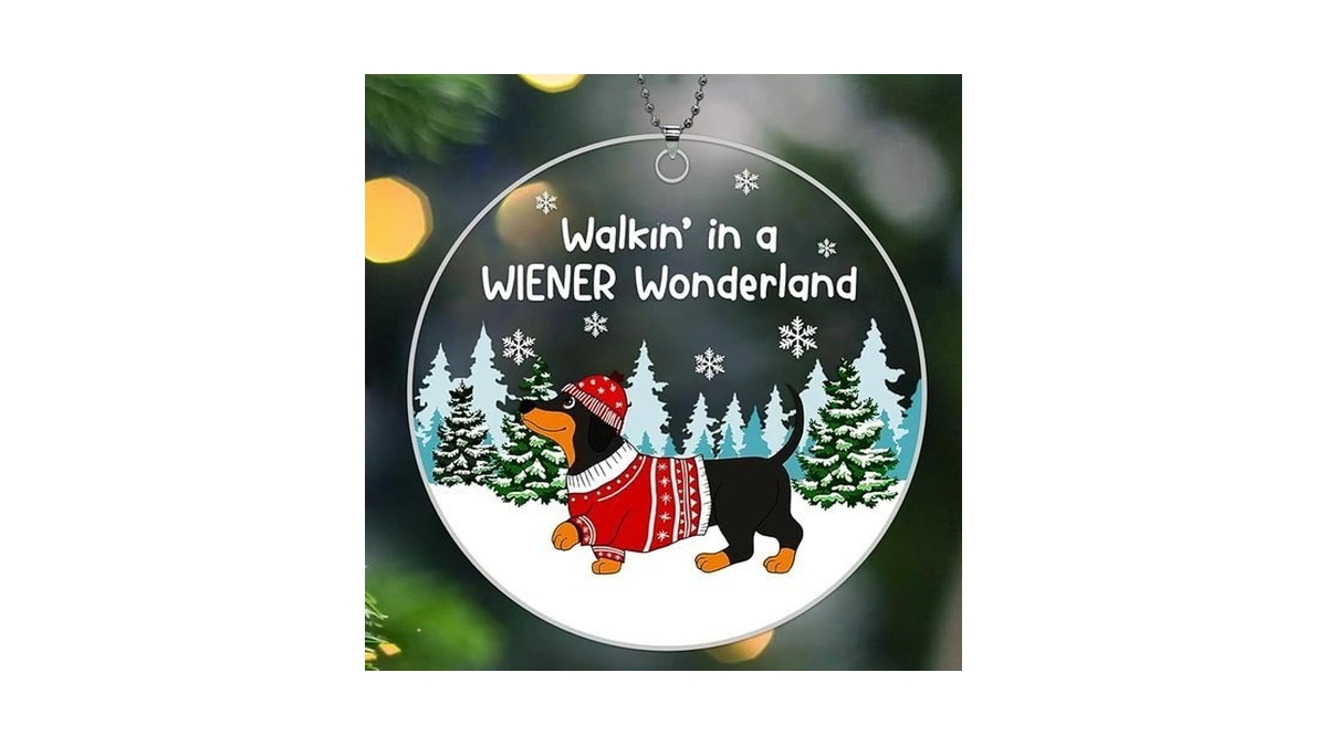Dachshund Christmas Ornaments 2026, Weiner Dog Ornaments For Christmas Tree