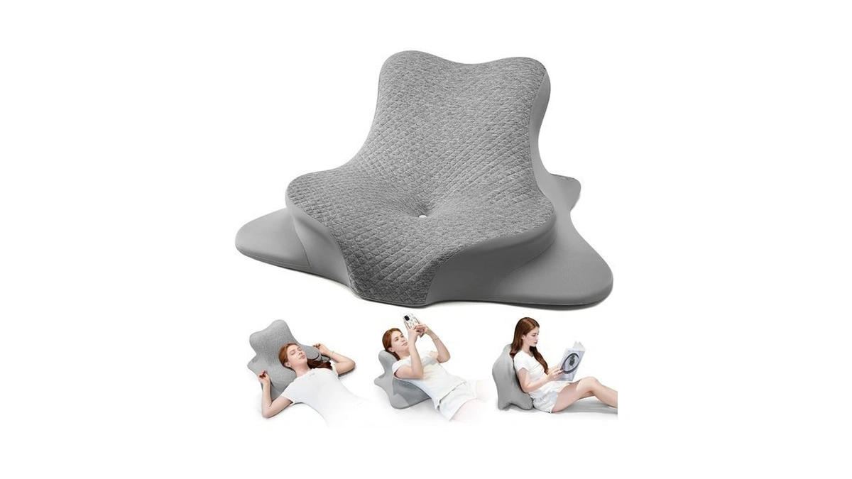 Yruisofut Reading Pillow For Bed, Leaning, Lying And Prone, Ergonomic