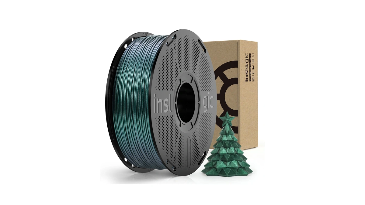 Inslogic Nebulux Pla 3d Printer Filament 1.75mm, Neatly Wound 3d