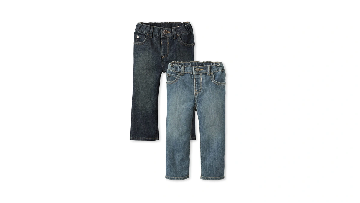 The Children's Placebaby Boysand Toddler Multipack Basic Bootcut Jeansdry Indigo/tide