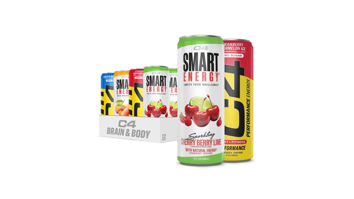 C4 Energy & Smart Energy Drinks Variety Pack, Sugar Free
