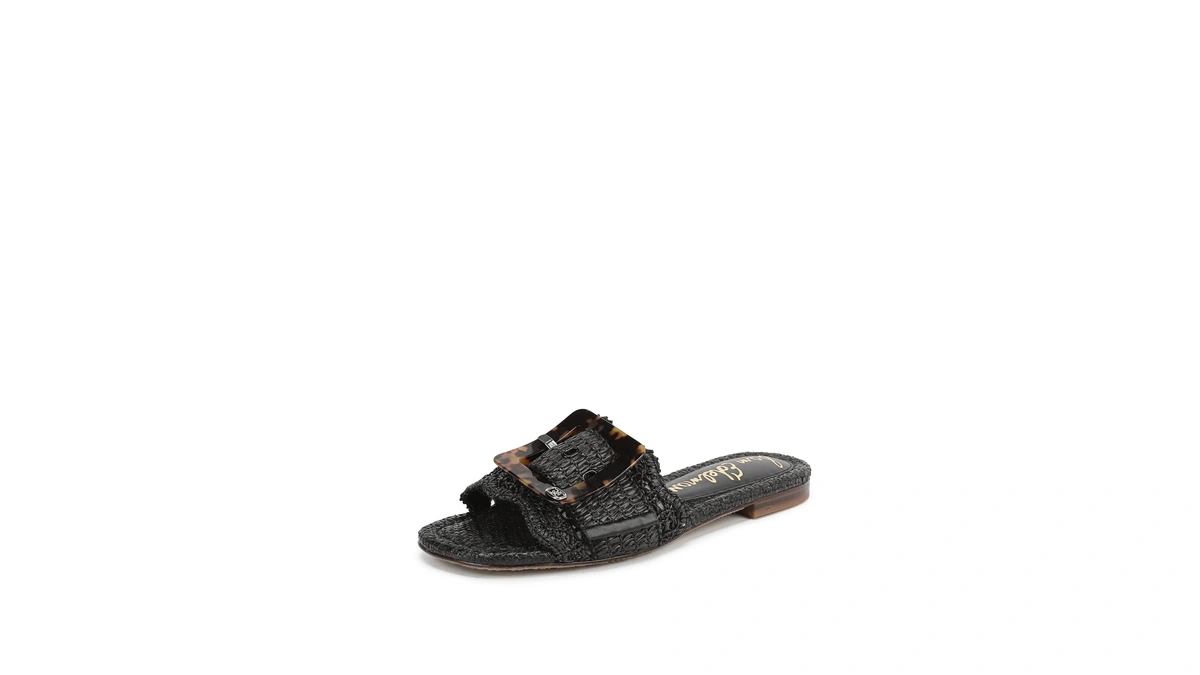 Sam Edelman Women's Bambi Slide Sandal Black 12 M