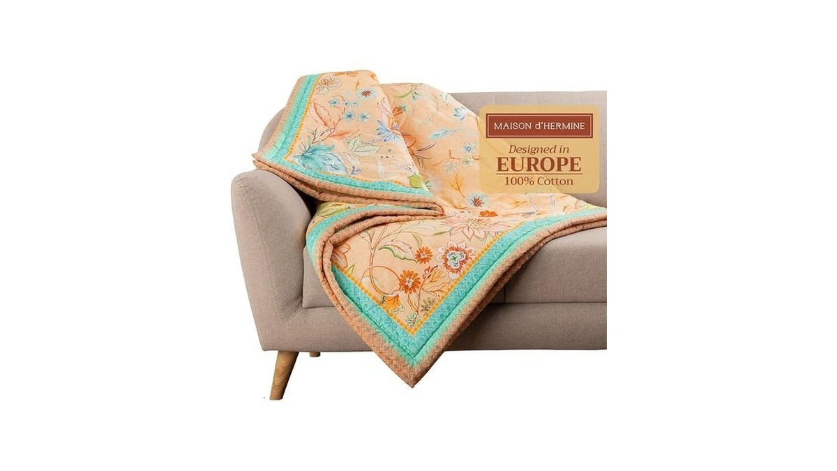 Maison D' Hermine Throw Blanket For Couch Lightweight Soft Warm