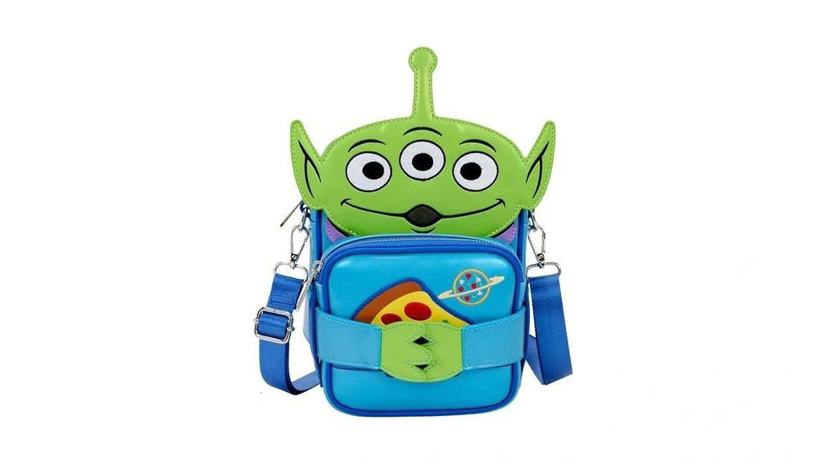 Loungefly Pixar Toy Story 30th Anniversary Aliens Crossbuddies Crossbody Bag