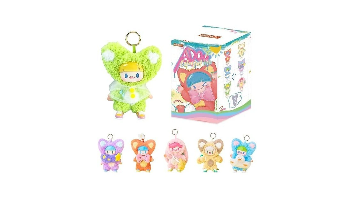 Niannyyhouse Plush Blind Box Doll, 5.9inch Collectible Toys Pendant, Mystery