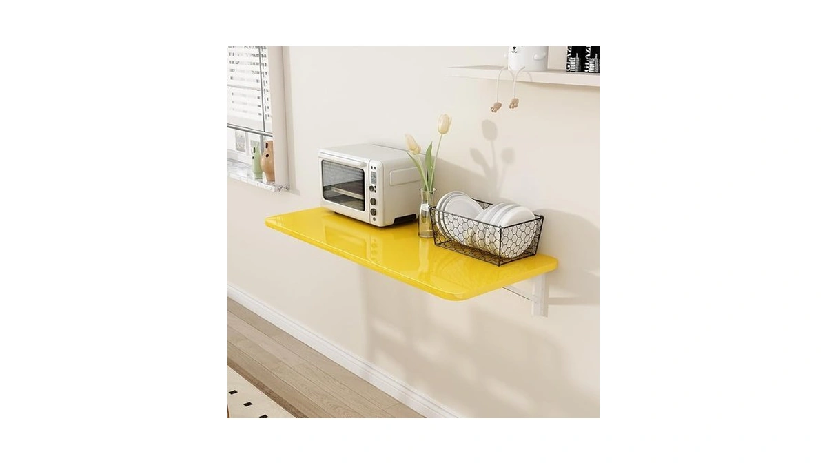 Yjzxxlsh Wall Mounted Laundry Room Folding TableοΌfold Down Desk For