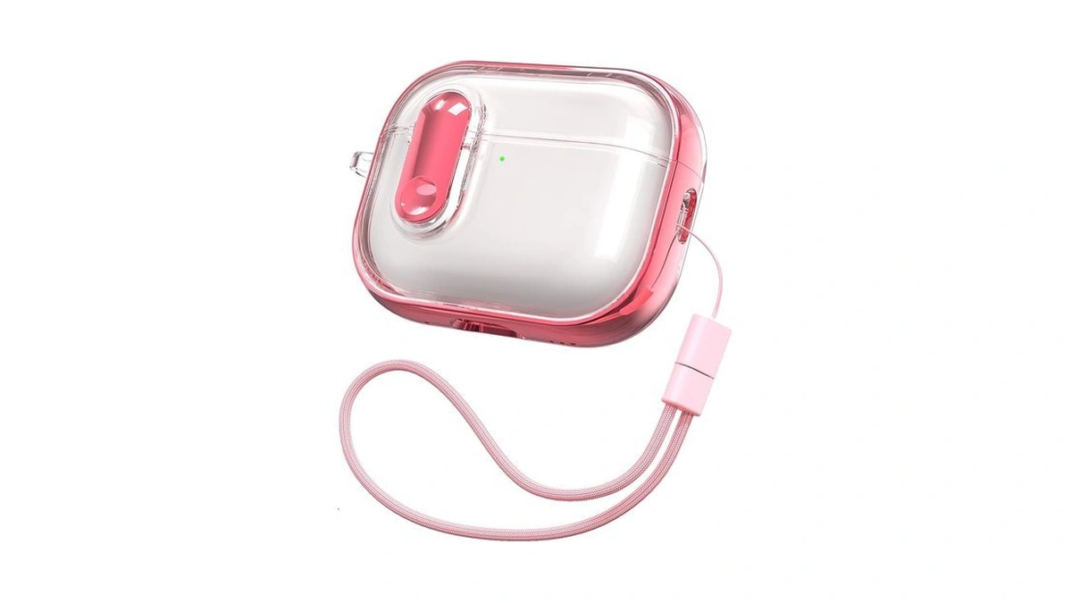 Rfunguango (with Security Lock) Clear Protective Case For Airpods Pro