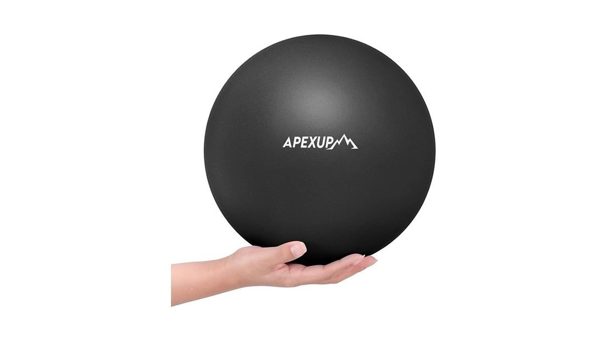 Apexup 9 Inch Pilates Ball Small Exercise Ball For Yoga,