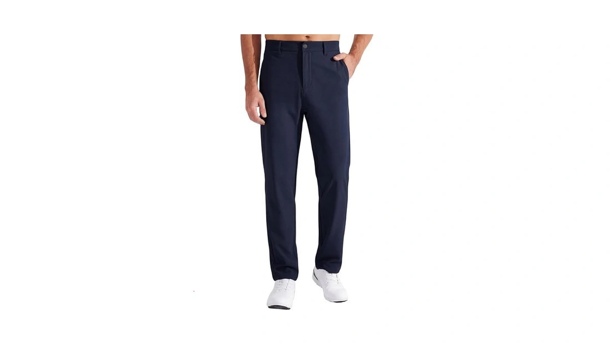 Incerun Golf Pants Men Stretch Relaxed Fit Lightweight Quick Dry