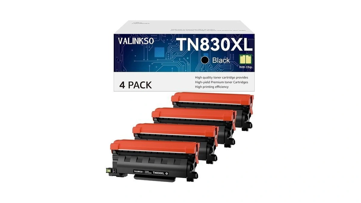 Valinkso Tn830xl Toner For Brother Printer 4 Pack Compatible For