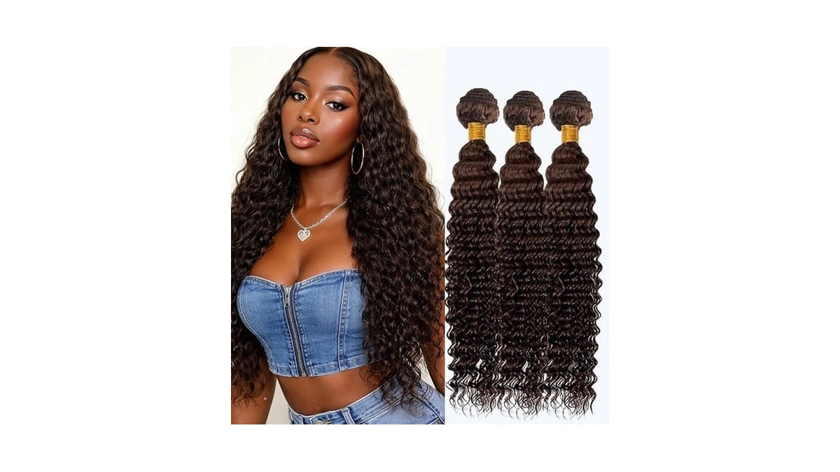 Amazon code: Dark Brown Human Hair Bundles Color 4 De