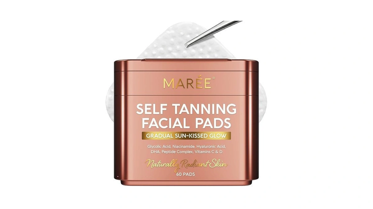 Maree Self Tanning Facial Pads - Exfoliating Glow Pads &
