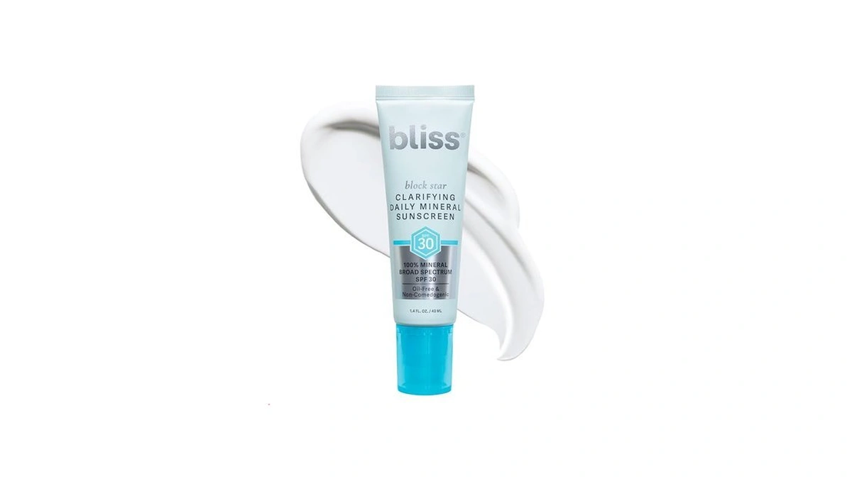 Bliss Block Star Clarifying Daily Mineral Sunscreen Broad Spectrum Spf