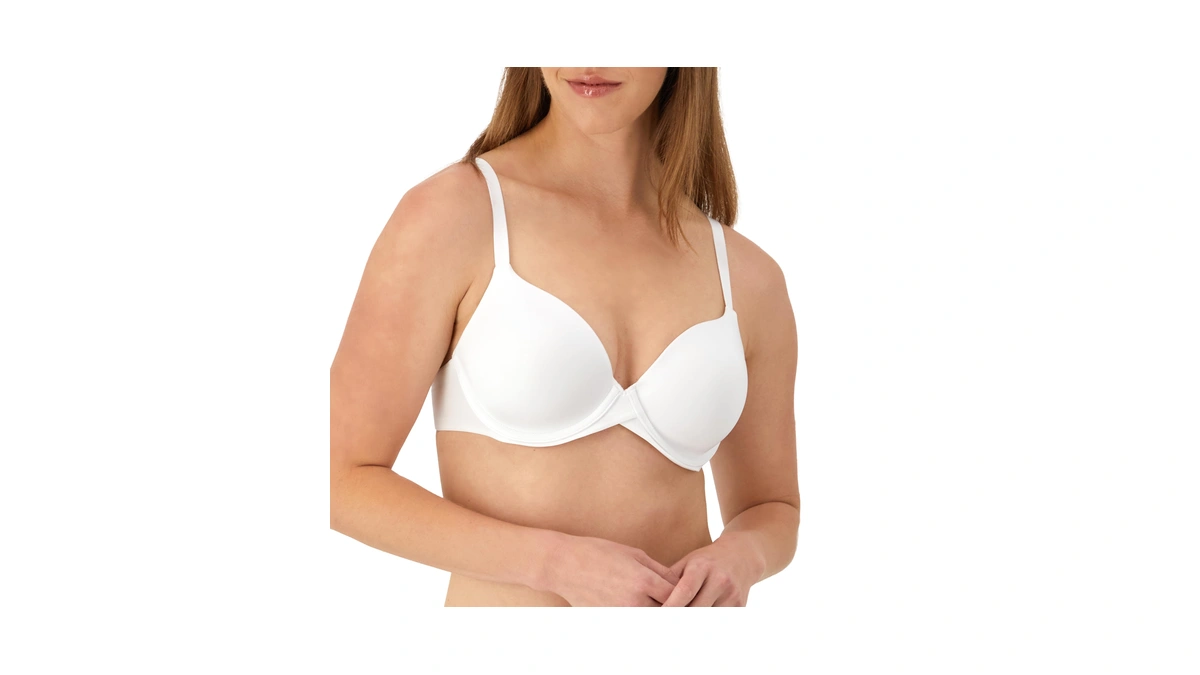 Maidenform Womens One Fab Fit Modern Demi Lightly Padded Convertible