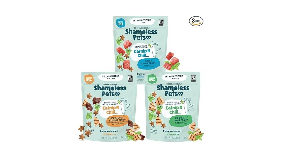 Shameless Pets Crunchy Cat Treats - Kitty Treats For Cats
